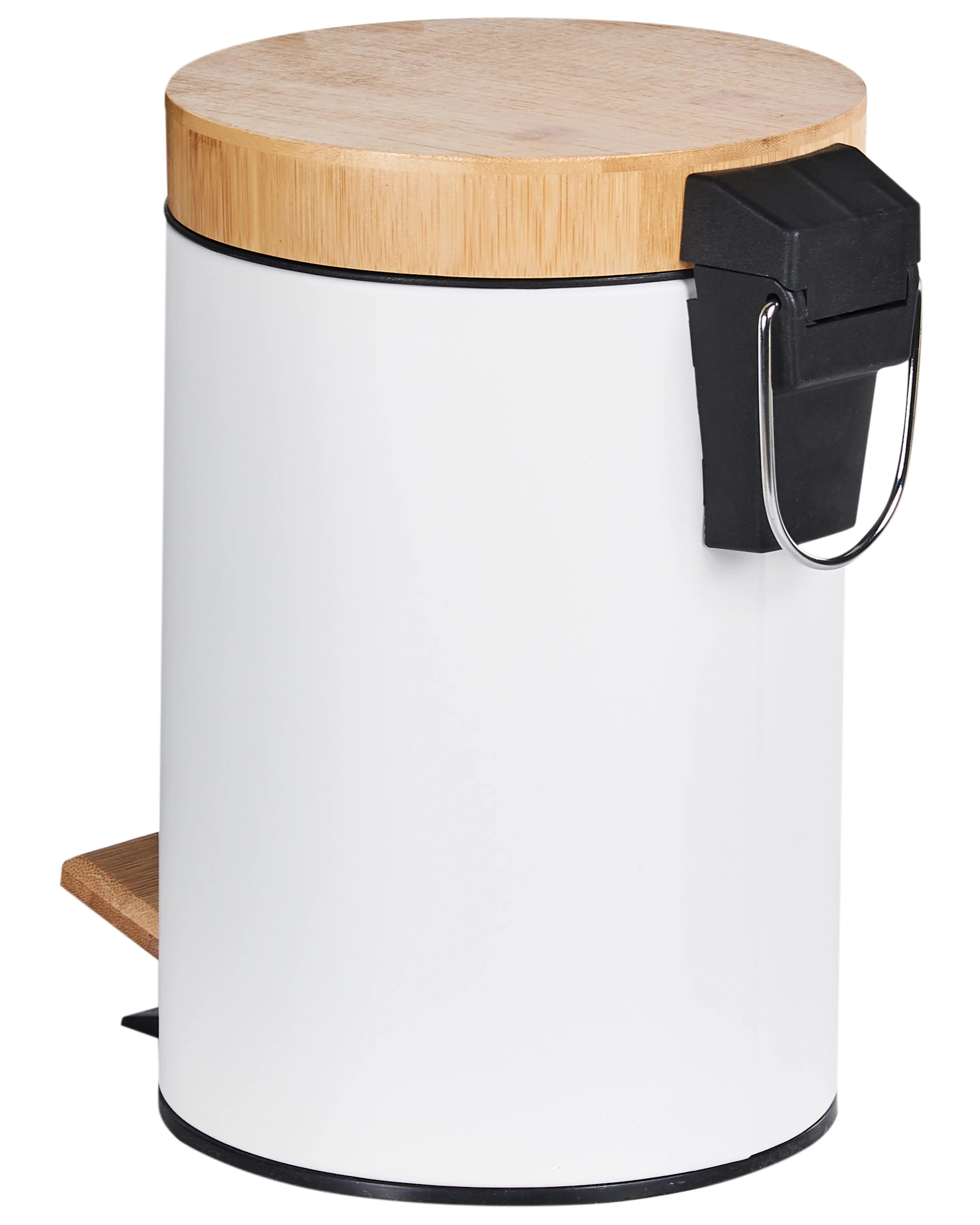 Set van 2 pedaalemmers 3 L ECOSMART Metaal Wit