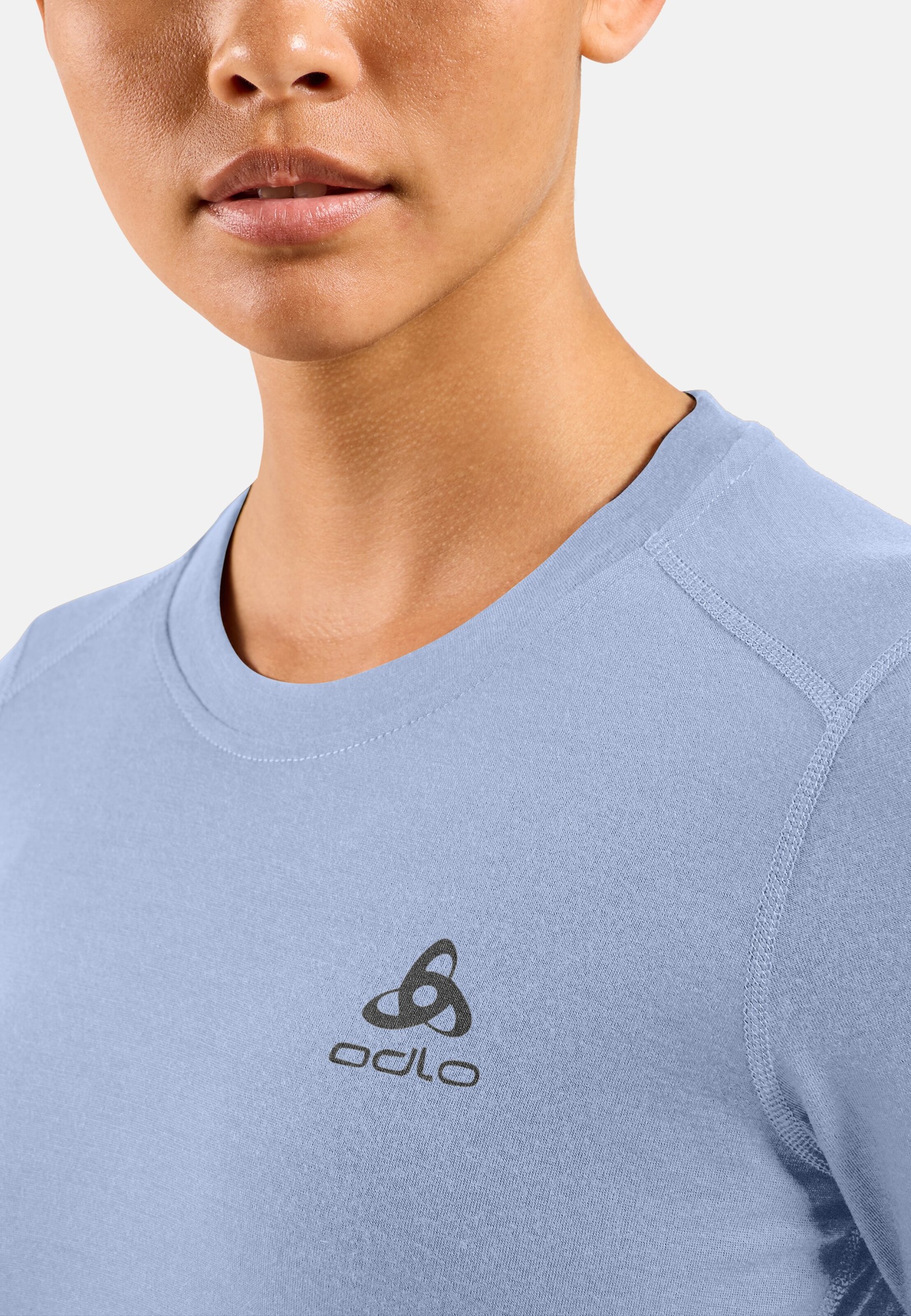 Natural Merino 160 Base Layer Langarmshirt in Blue heron