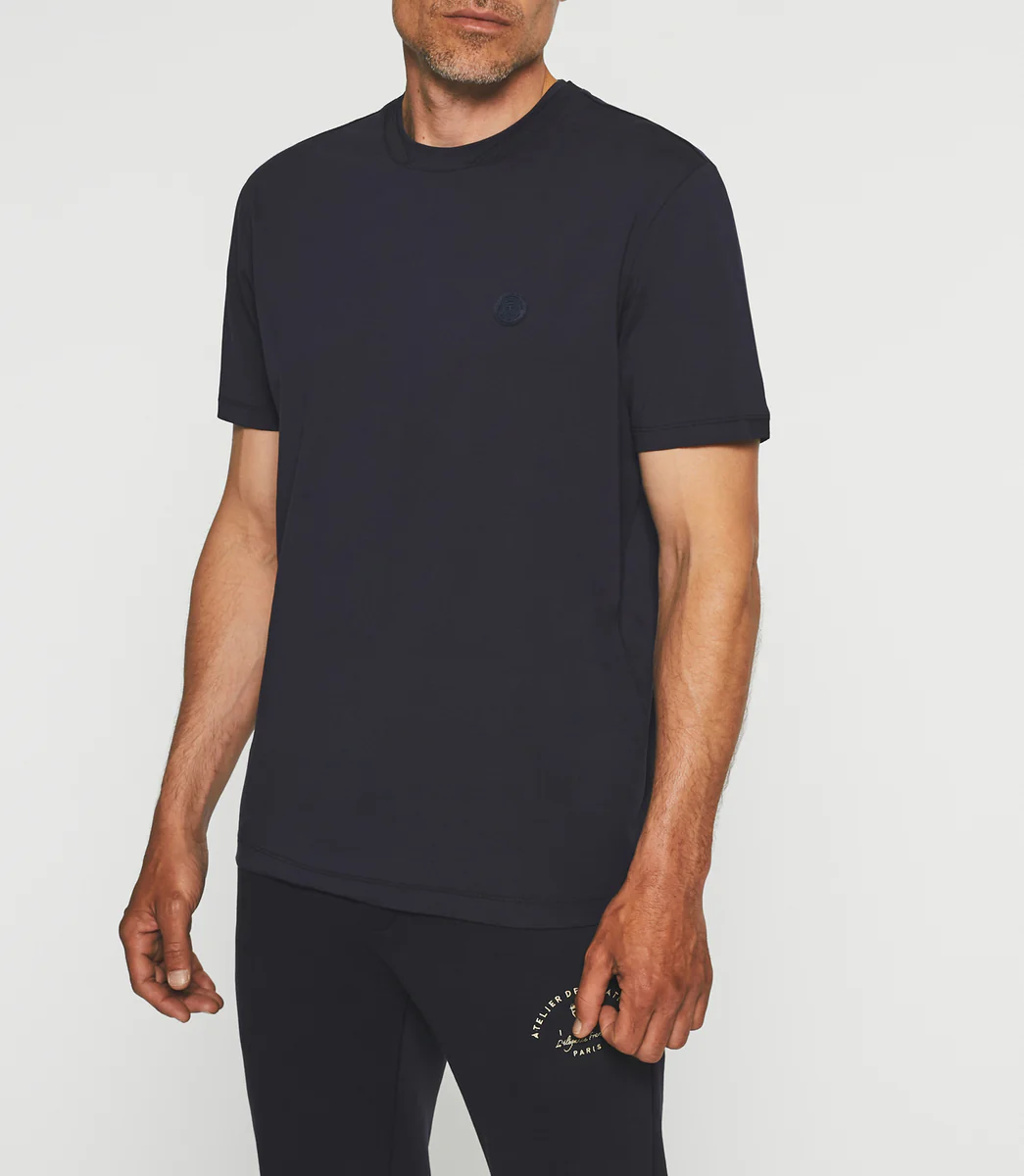 T-shirt manches courtes marine NOUR