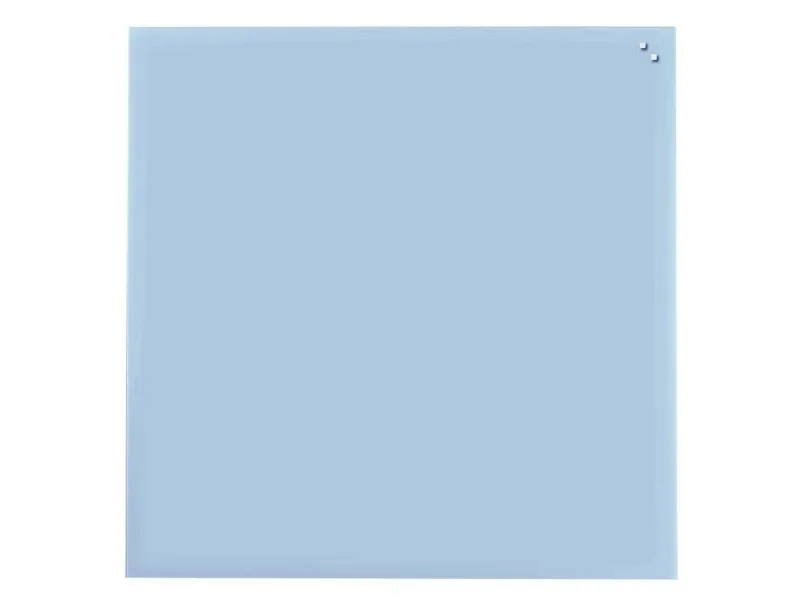 Magnetisk glastavle NAGA 100x100 cm lyseblå