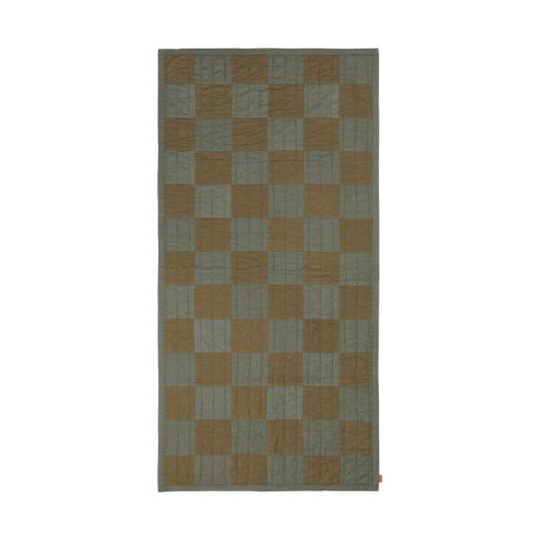Ferm Living Duo Quilted Deken - Green Tonal
