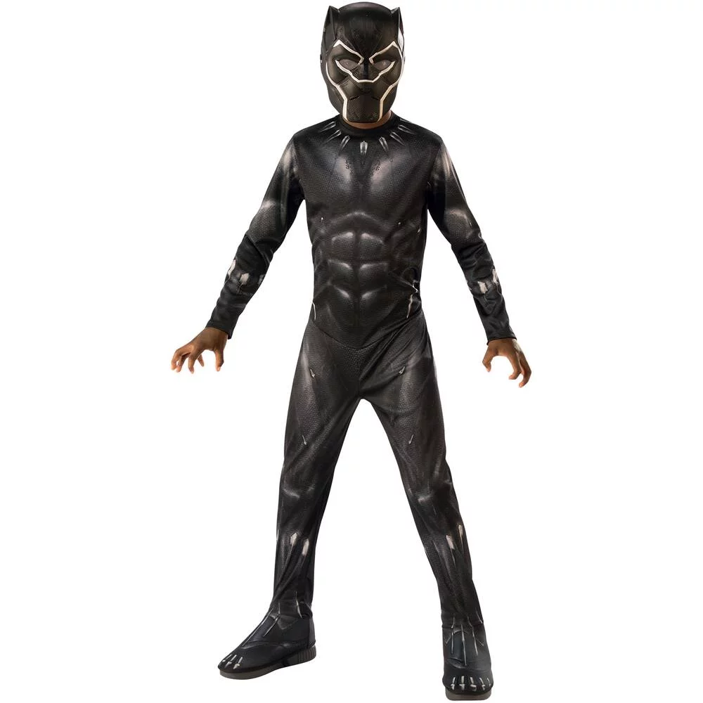 MARVEL - AVENGERS - DEGUISEMENT - BLACK PANTHER - CLASSIQUE S 7-8 ANS