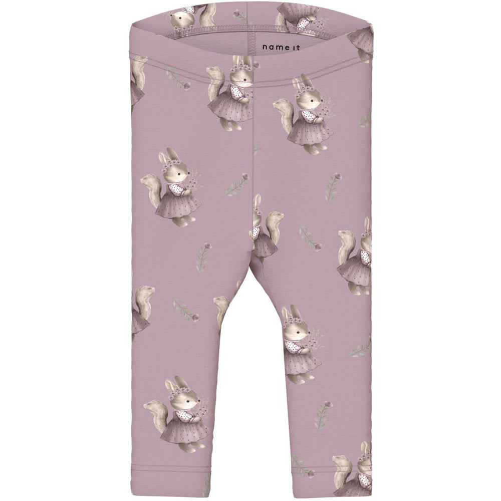 Køb Name It Keepsake Lilac Nbfshelly Leggings