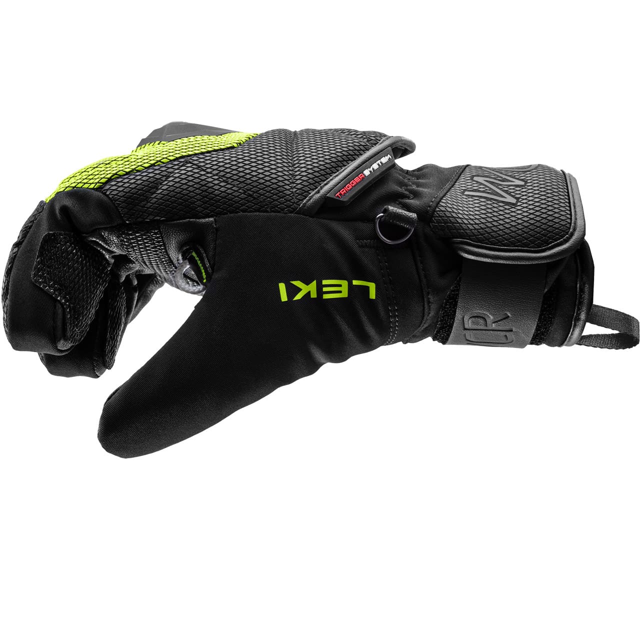 Leki Junior Handschuh WCR COACH 3D black/ice lemon | Leki | L | Brands | XSPO-Fashion