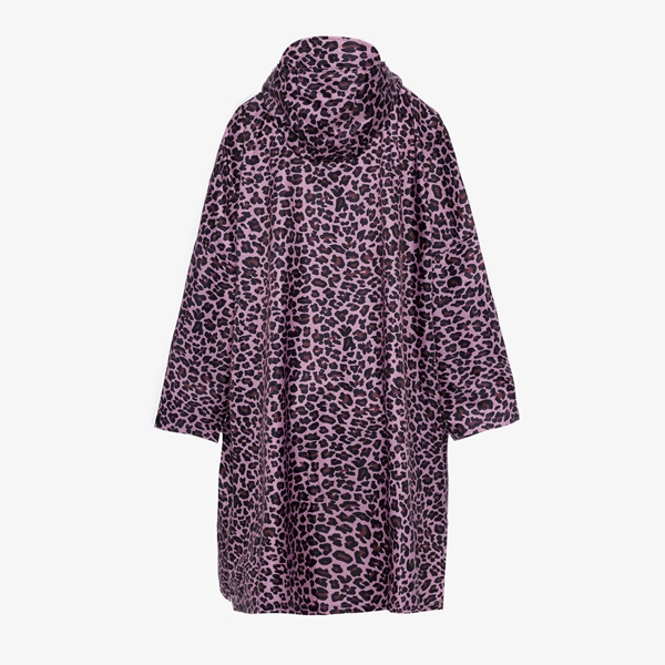 Mountain Peak kinder regenponcho met luipaardprint