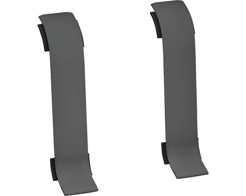 Connector voor kabelgootplint, donkergrijs, 60 mm