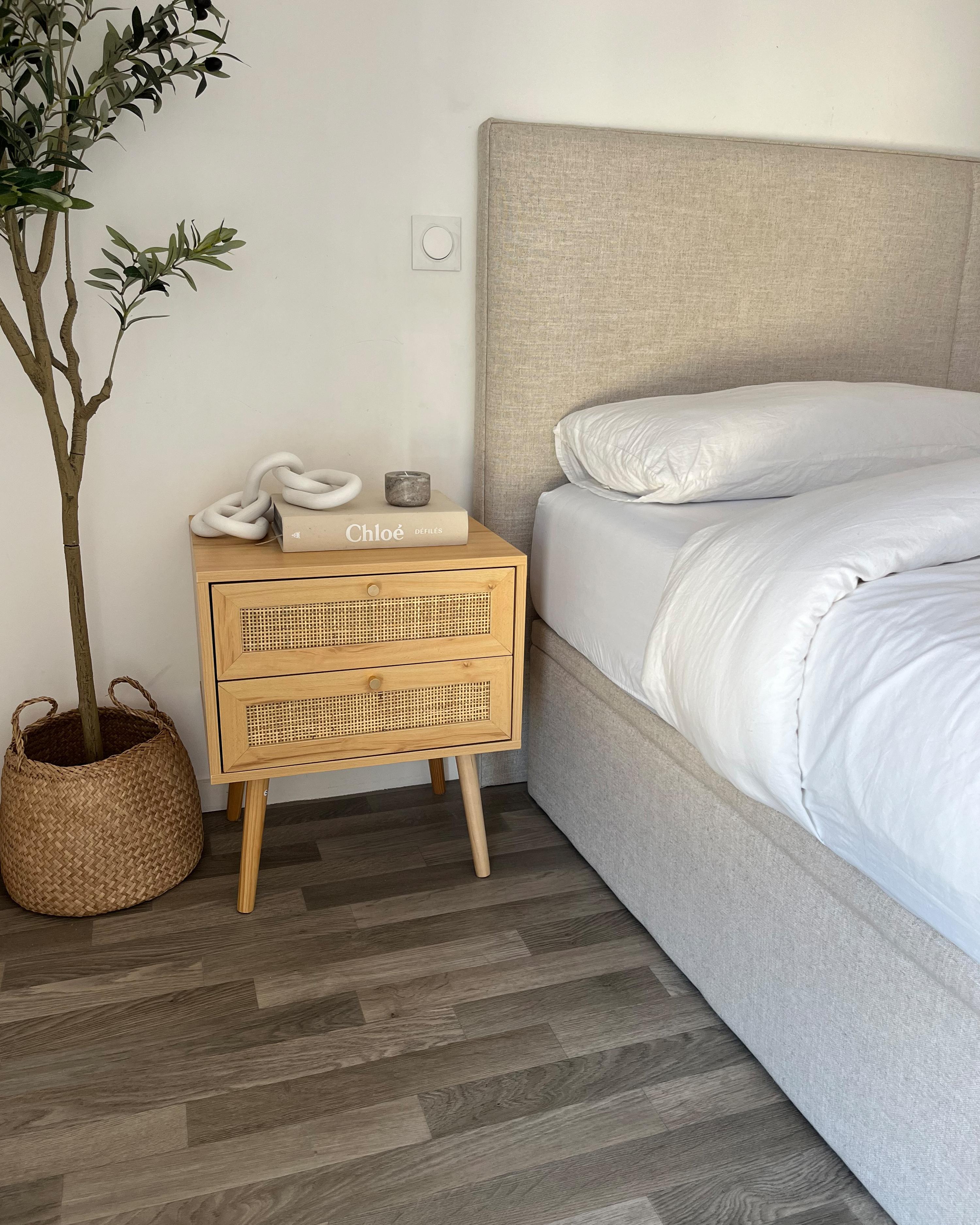 Set van 2 manden HALONG Zeegras Natuurlijk