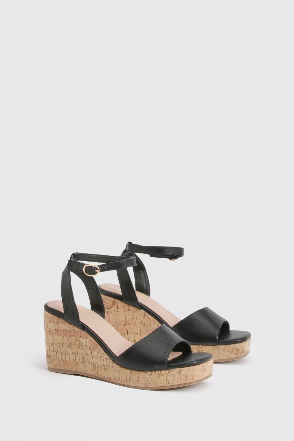boohoo Compensées Liège Bicolores
