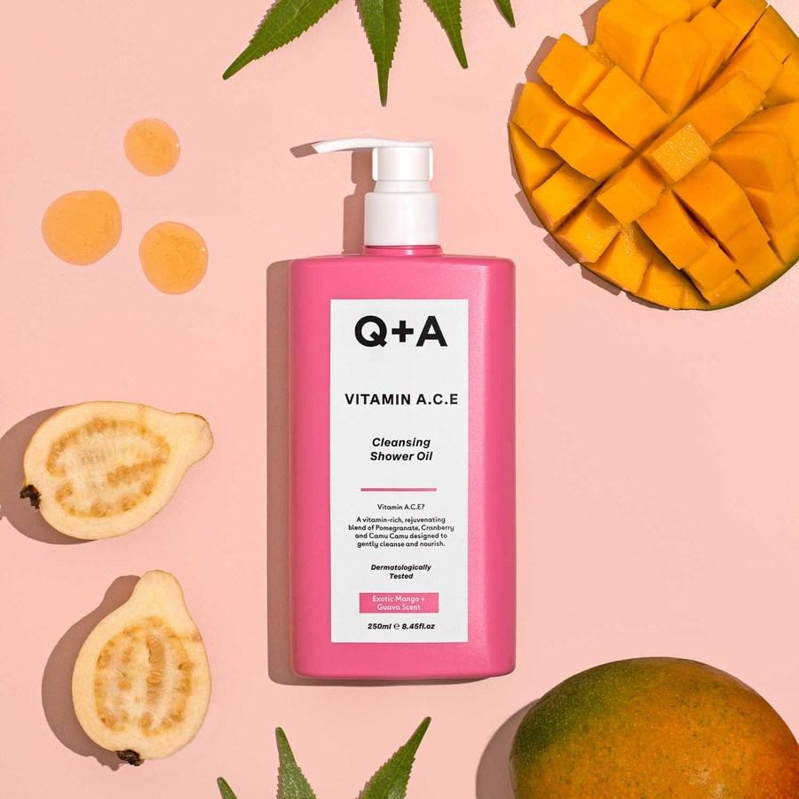 Q+A Vitamin A.C.E Shower Oil 250ml