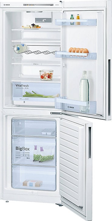 Réfrigérateur congélateur à poser réversible Bosch KGV33VWAS 192L / 94L, blanc