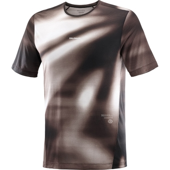 Salomon SHKout Core Graphic T-Shirt Coffee Bean / Iron Herren