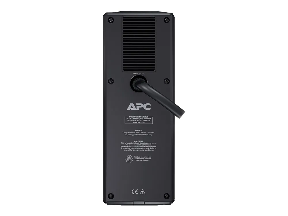 APC Back-UPS Pro Battery Pack 24V - Batterihus - 12 V - 2 x batteri - Blysyre - sort - for P/N: BR1500, BR1500G, BR1500G-BR, BR1500G-CN, BR1500G-FR, BR1500G-GR, BR1500GI, BR1500I