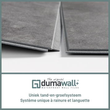 Dumawall+ wandtegel kunststof Evora glans 1,95m² 37,5x65cm 8 stuks