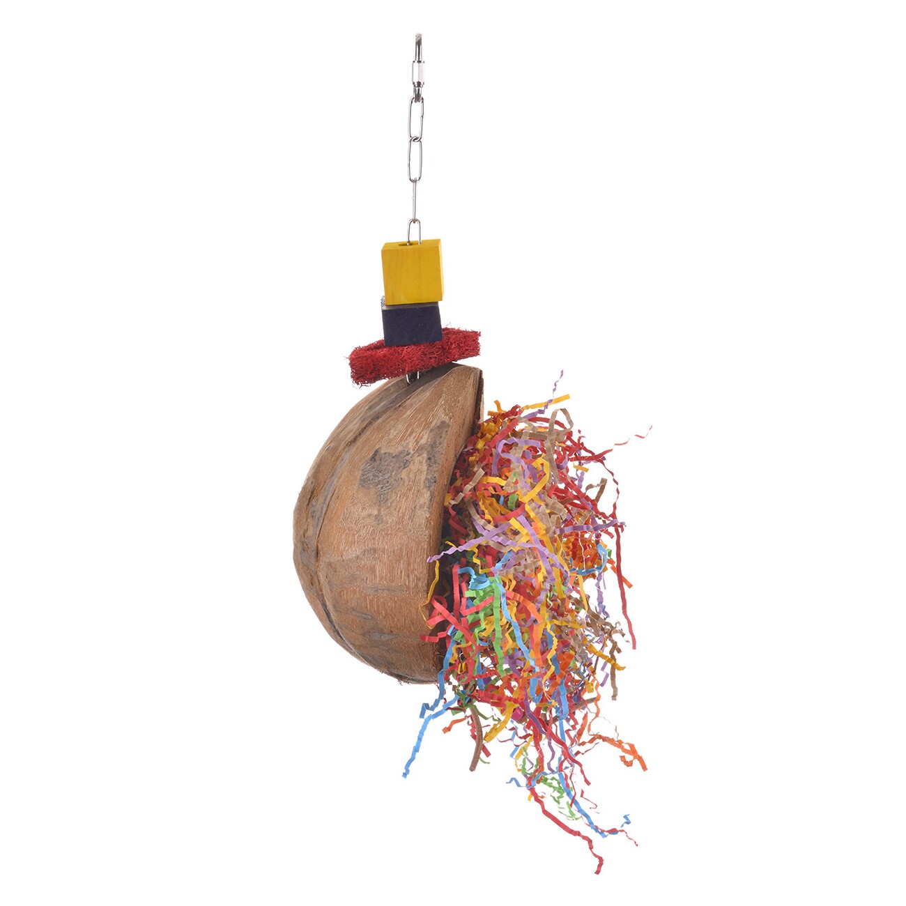 HappyBird Papageienspielzeug Coconut Fun I
