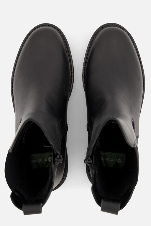 Remonte Chelsea boots zwart Leer