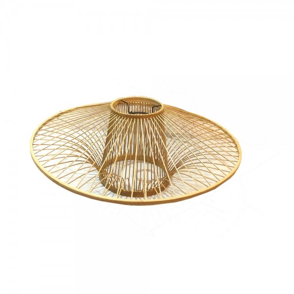 Écran de lampe bambou (50 x 50 x 20 cm)