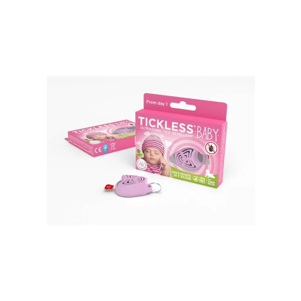 Tickless flåtbeskyttelse til børn - pink