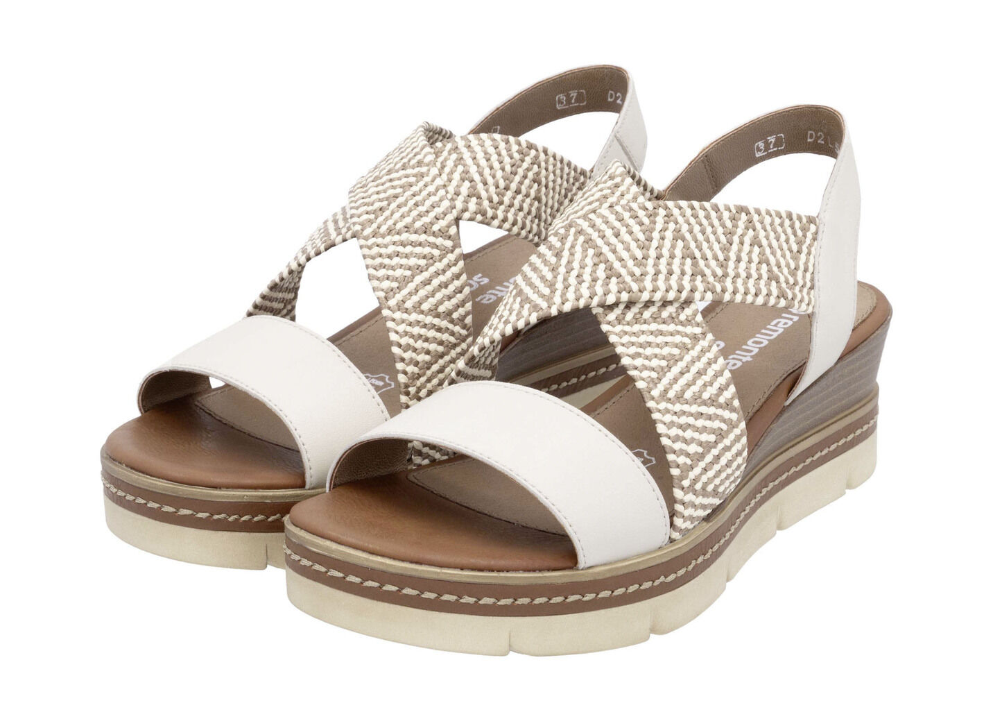 Remonte Sandalette mit Flechtdurchzügen