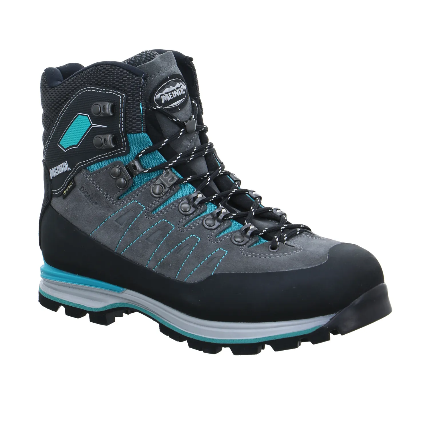 MEINDL Wander- Bergschuh Damen Grau Leder  Gore-Tex