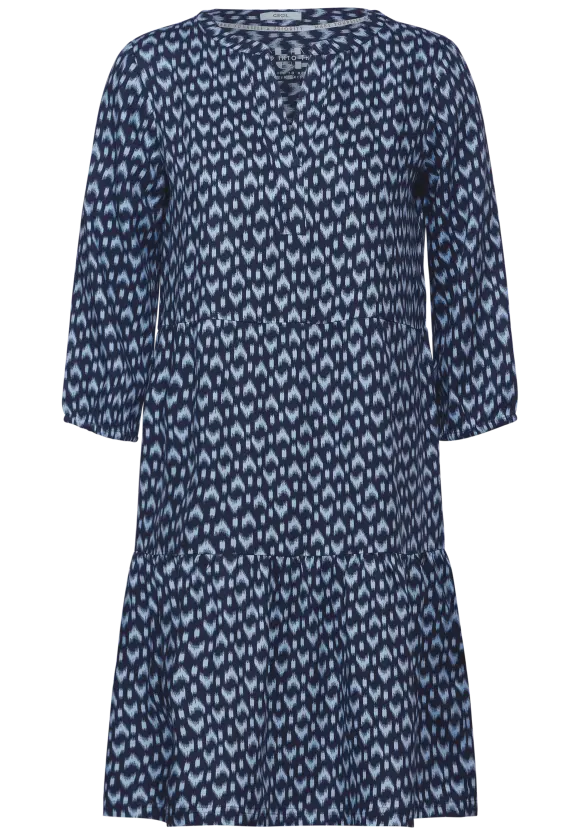 Print Tunikakleid - universal blue