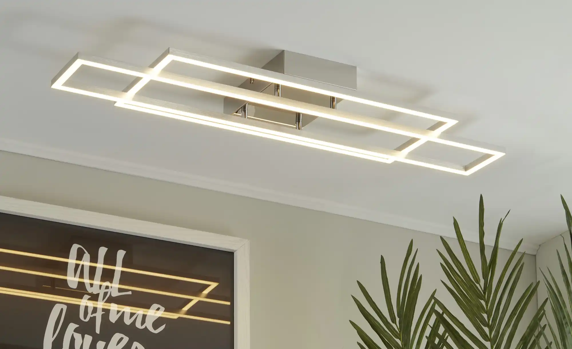 Meisterleuchten LED-Deckenleuchte, Alu-matt