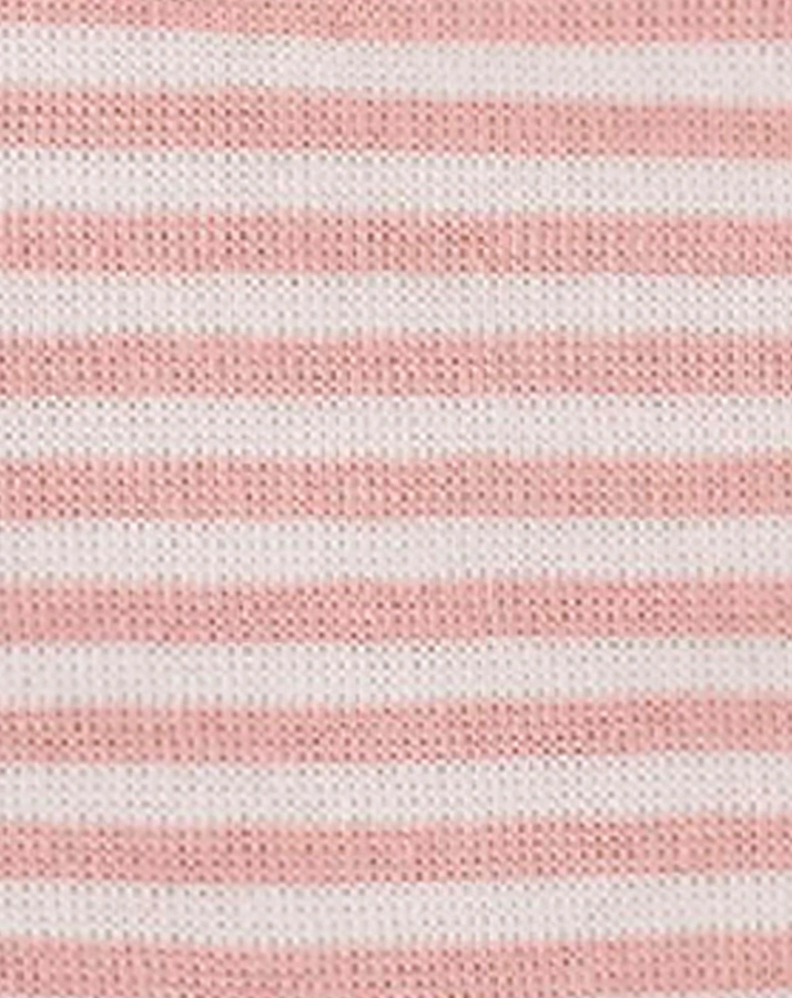 Dreieckstuch BABY STRIPES in peach rose