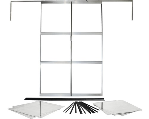Vitavia dubbele deurset voor Sirius, aluminium