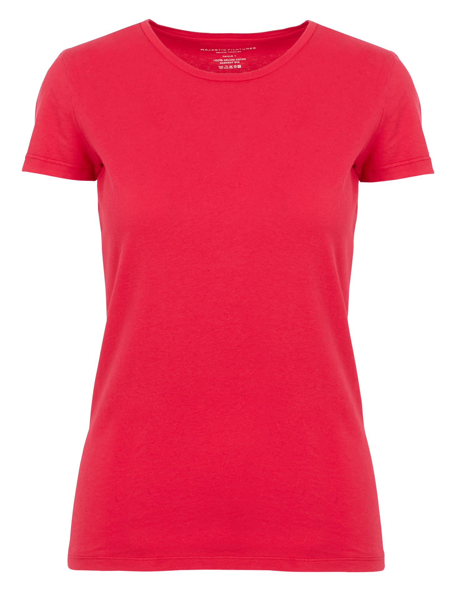 Tee-shirt col rond en coton | Rose