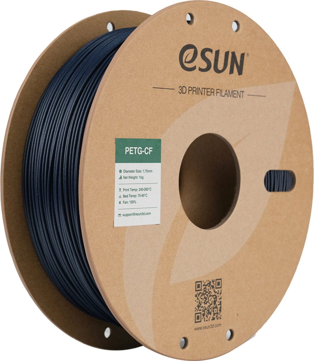 eSUN  PETG-CF Deep Blue, 1,75 mm / 1000 g    PETG mit Kohlefasern