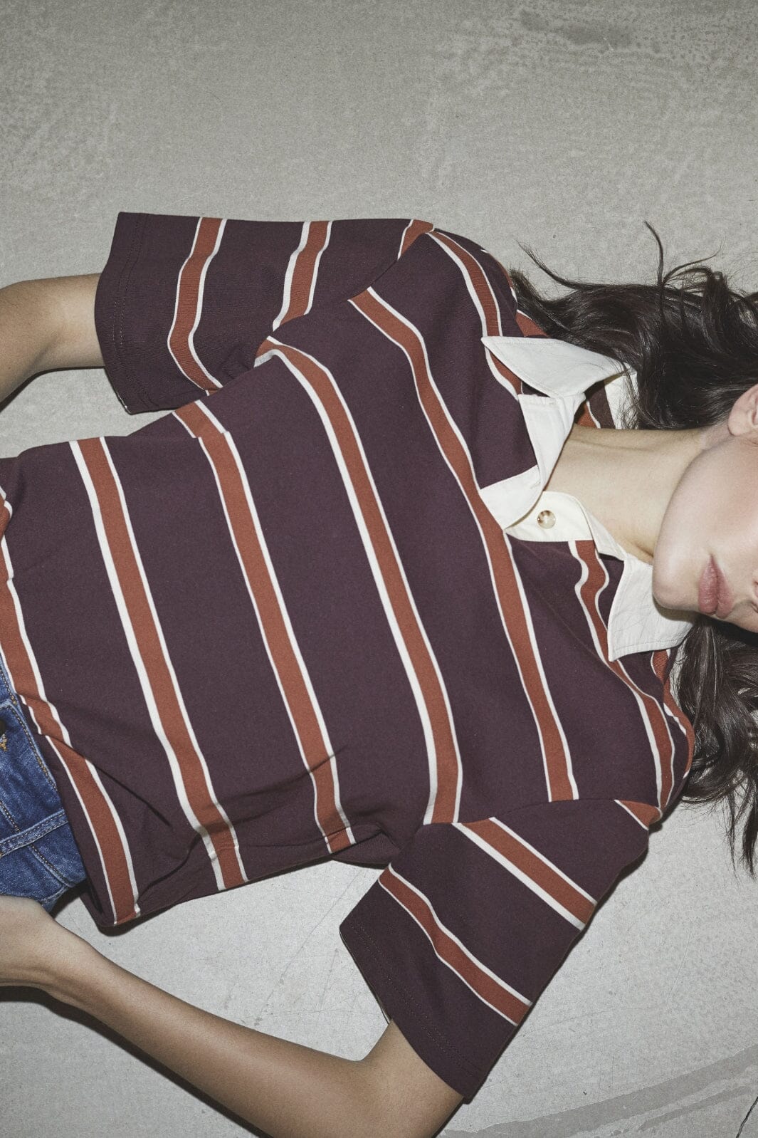 Co´Couture Augustacc Stripe Polo Tee 33175