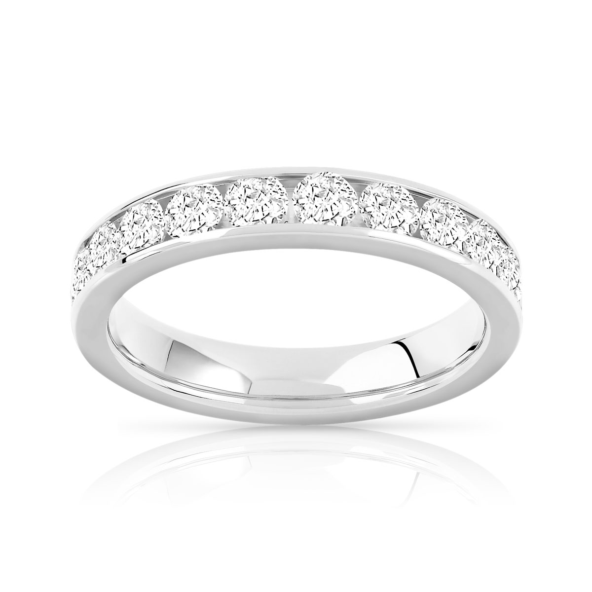 Alliance or 750 blanc diamant H/P1