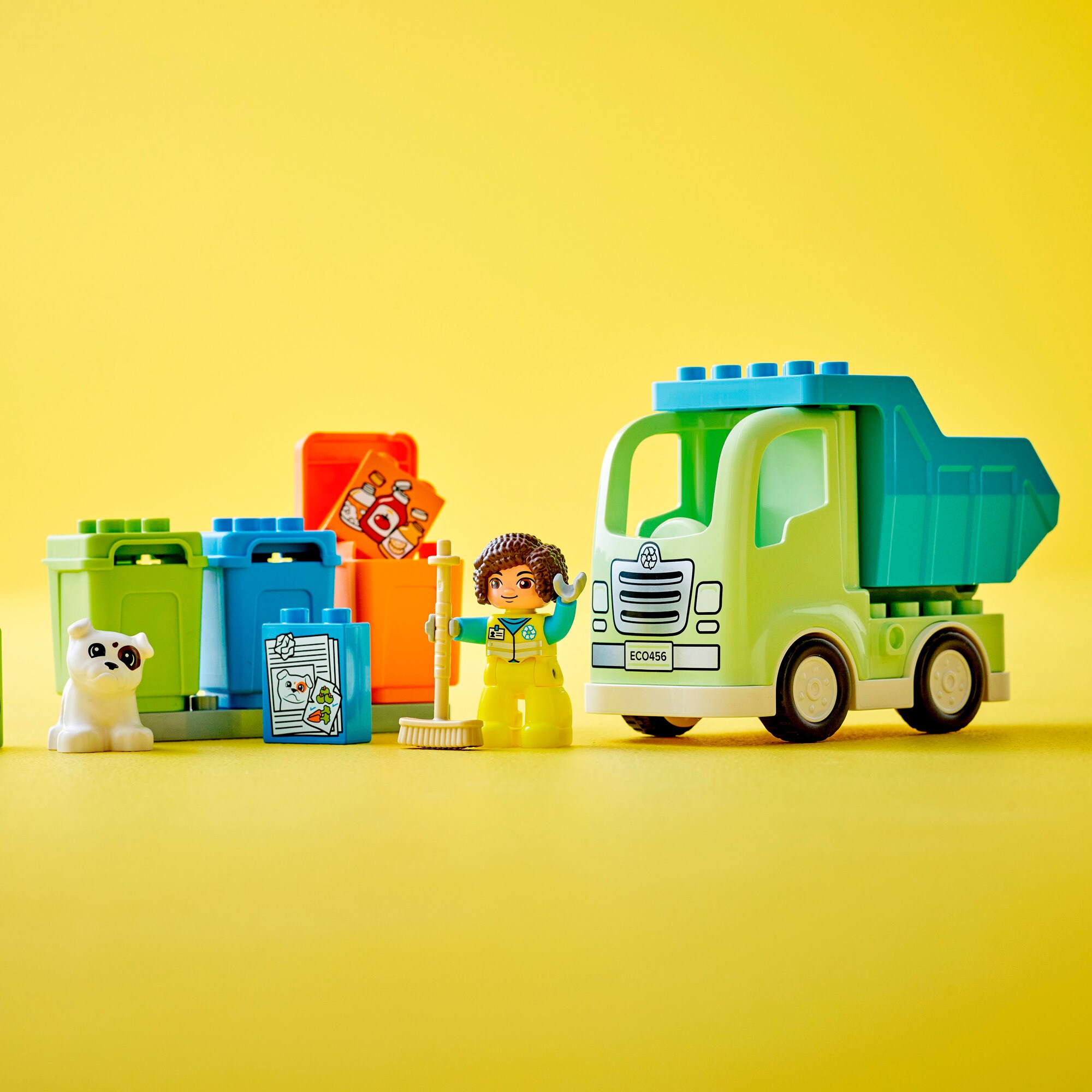 LEGO Konstruktionsspielzeug DUPLO Recycling-LKW