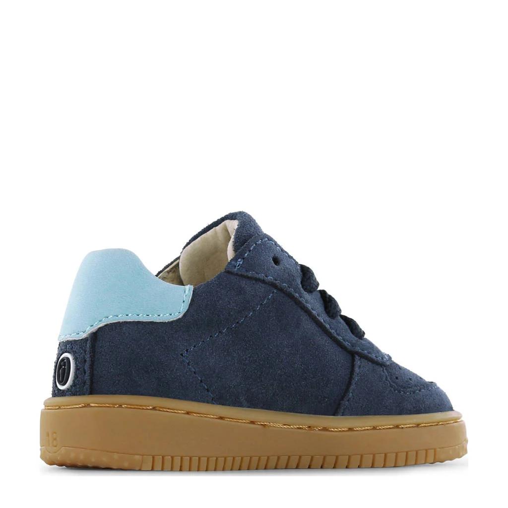 Shoesme suède sneakers donkerblauw