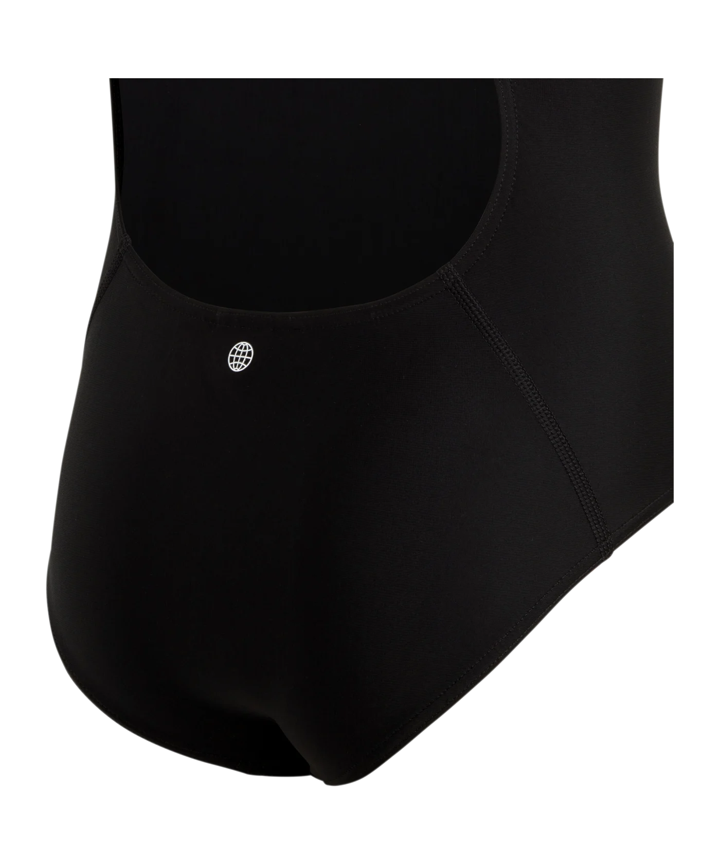 adidas Solid Small Logo Badeanzug Kids Schwarz