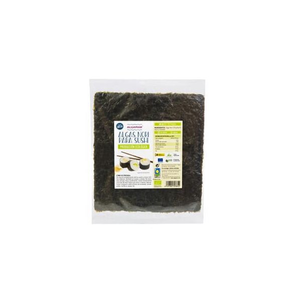 Algamar Algas Nori para Sushi Bio 25g