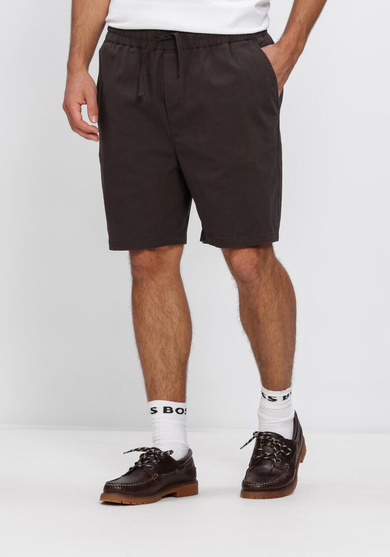 bruine les deux korte broek otto cotton shorts