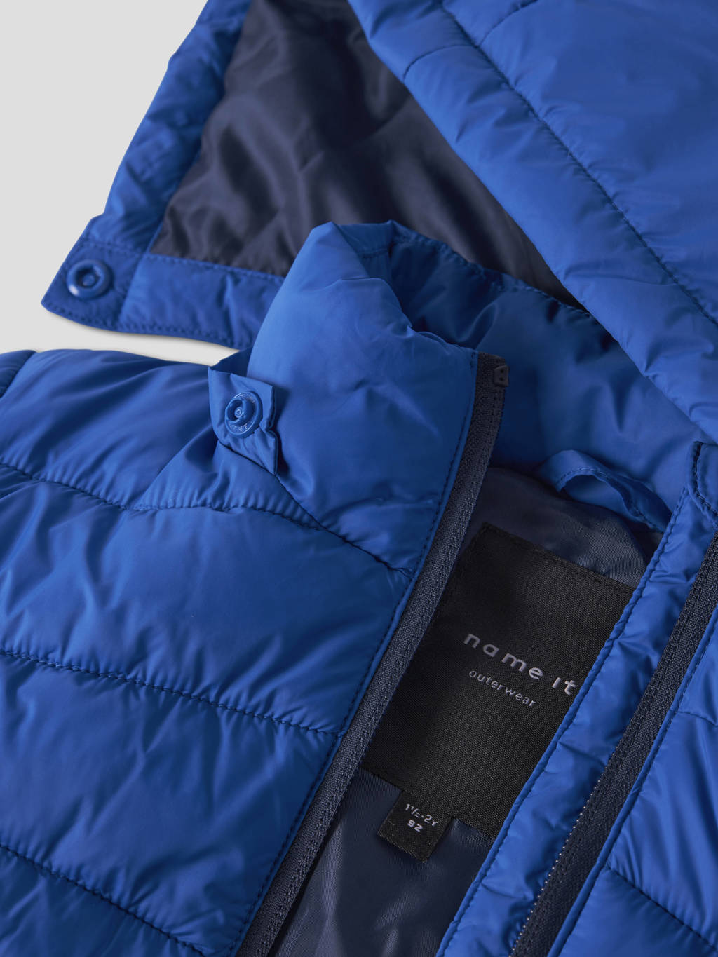 NAME IT MINI gewatteerde jas blauw