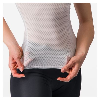 Maillot de Corps Manches Courtes Femme Castelli Pro Mesh Blanc