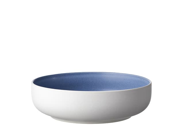 Studio Round Pastaskål Matte white/Matte river