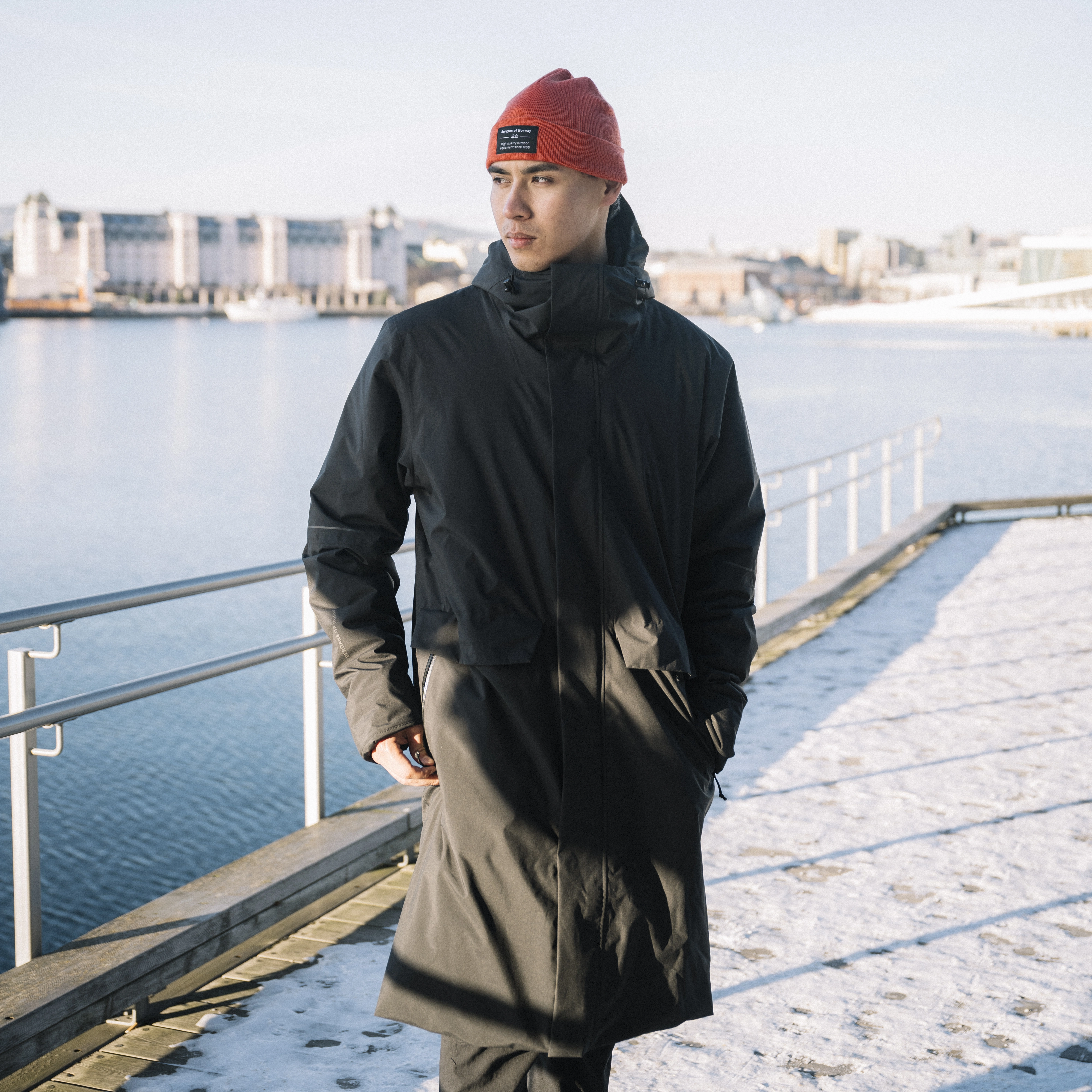 Oslo Urban Insulated Parka Black