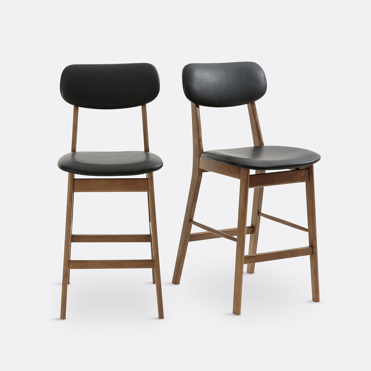 LA REDOUTE INTERIEURS<br>Conjunto de 2 banquetas de bar de altura média, Selyn