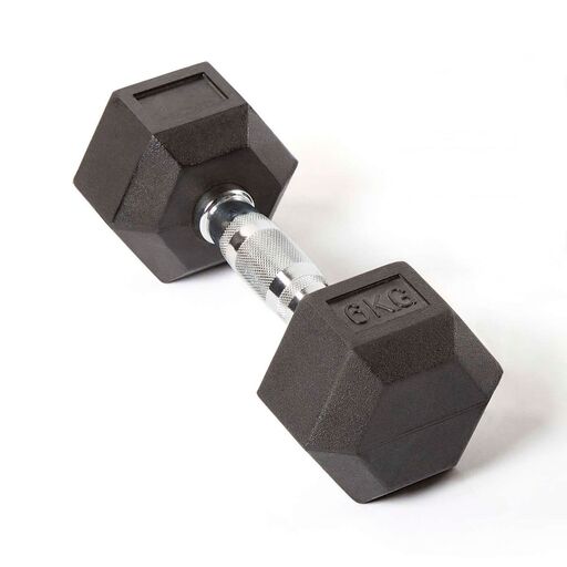 Halter hexagonal único Wod 6 kg (sem logotipo)
