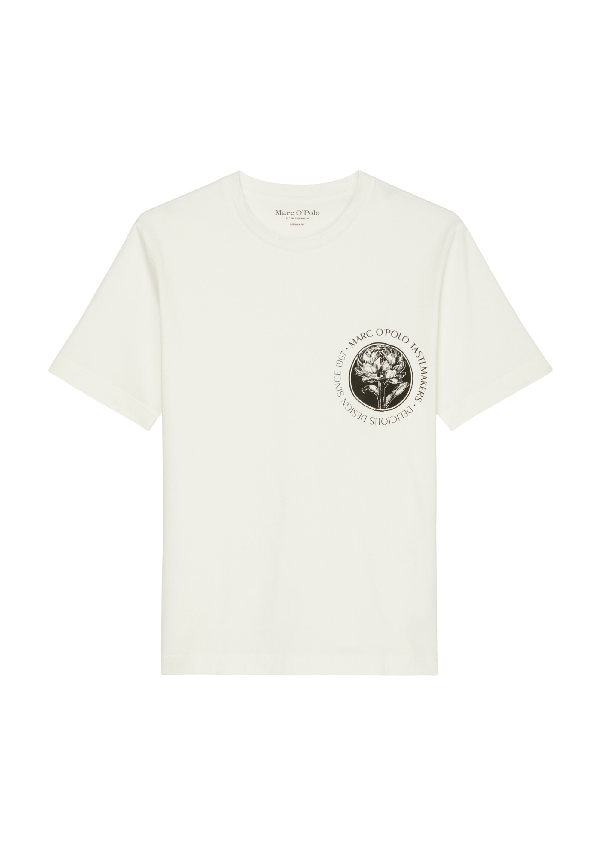 T-Shirt regular aus mittelschwerem Jersey