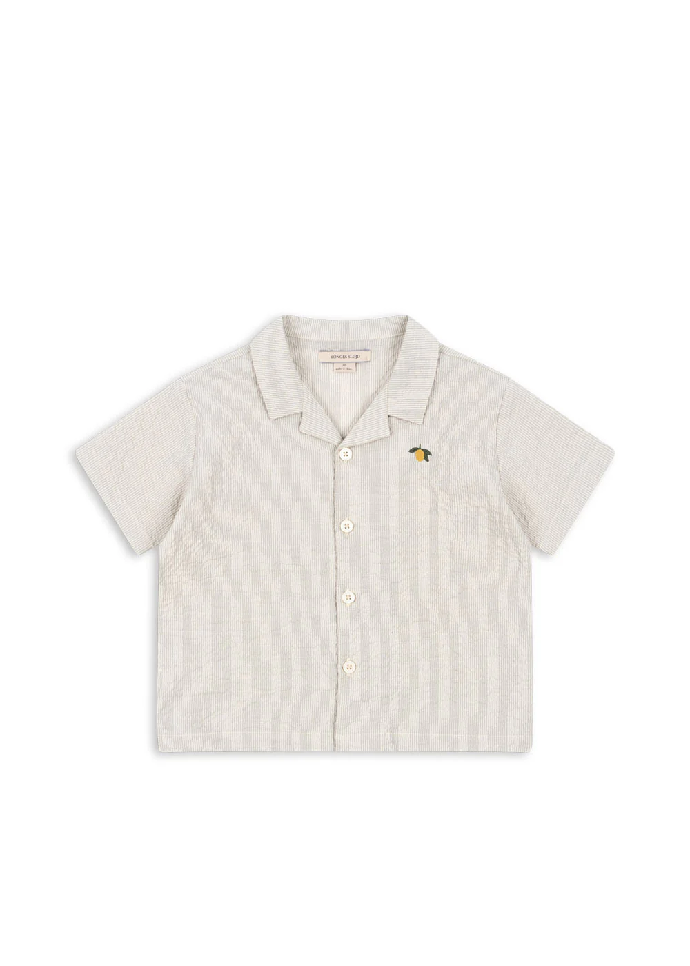 Elliot kortærmet skjorte - quarry stripe - 12M