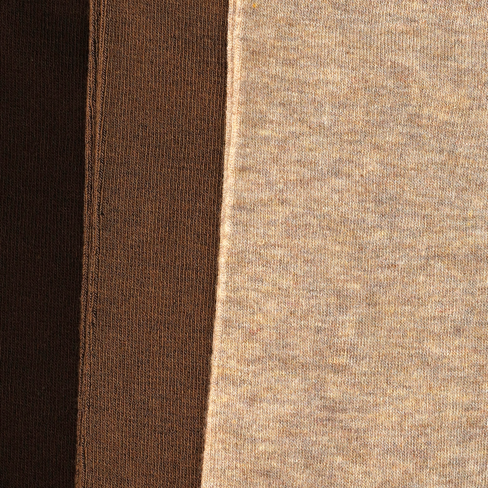 Bruine 3-pack sokken