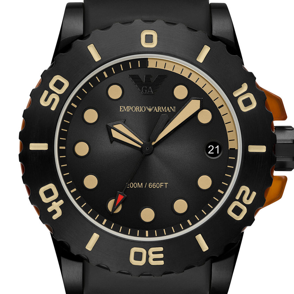 Montre Emporio Armani Noir