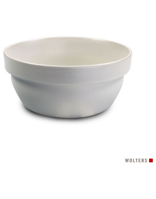 Wolters Foodstation Gohan Double Teak&Wit - Hondenvoerbak