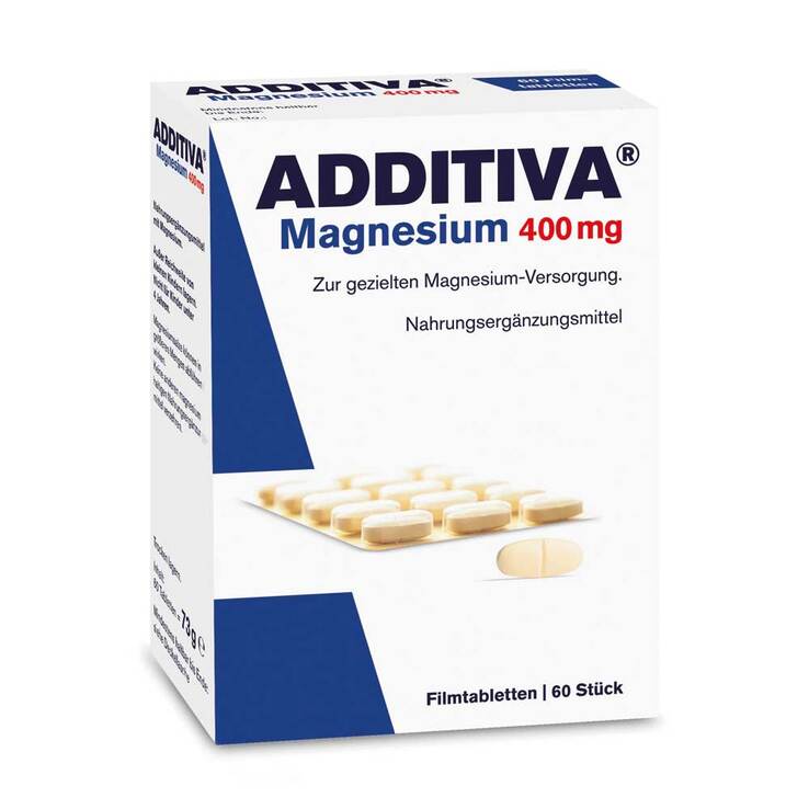 Additiva Magnesium 400 mg Filmtabletten, 60 St