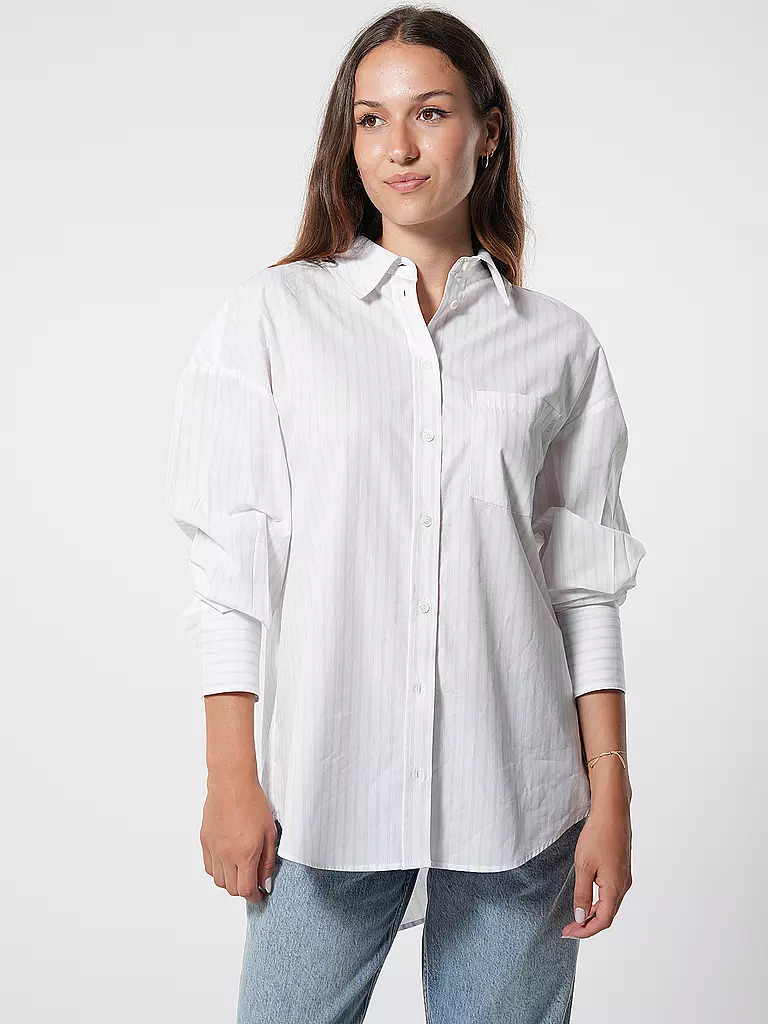 ANINE BING Hemdbluse MIKA weiss