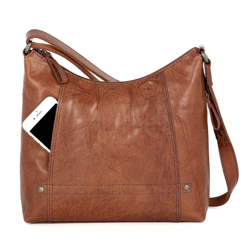 Spikes & Sparrow Bronco Jessyca Crossbodybag Brandy